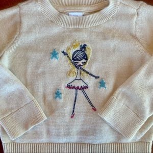 Baby Gap 12-18m Girls Pullover Sweater Ballerina
